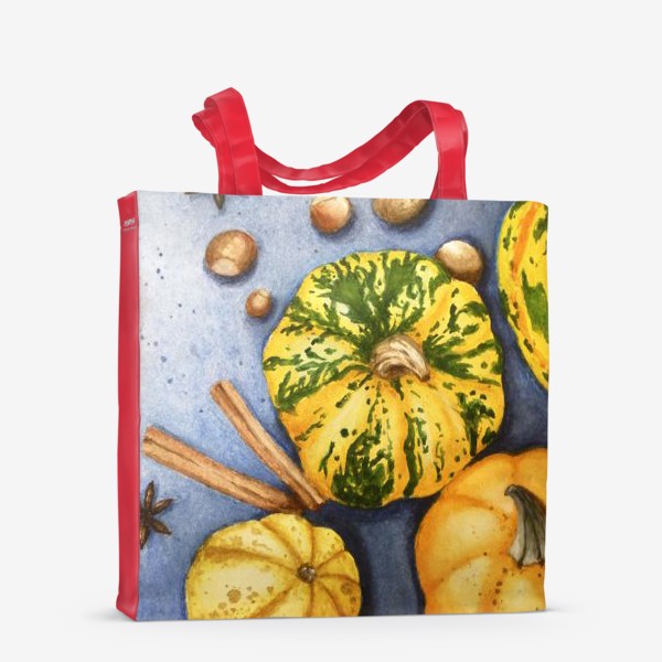 Сумка-шоппер «Осенний натюрморт - тыквы»