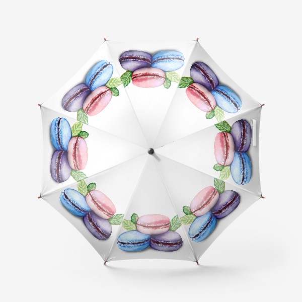 Зонт «Десерты. Macarons»