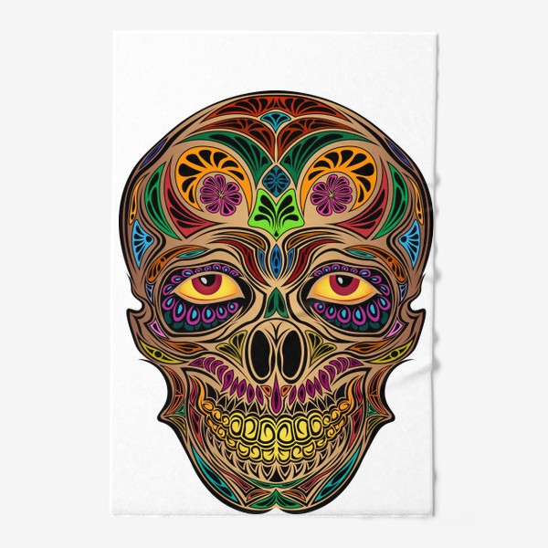 Полотенце «Мексиканский череп»