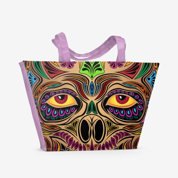 Пляжная сумка «Мексиканский череп»