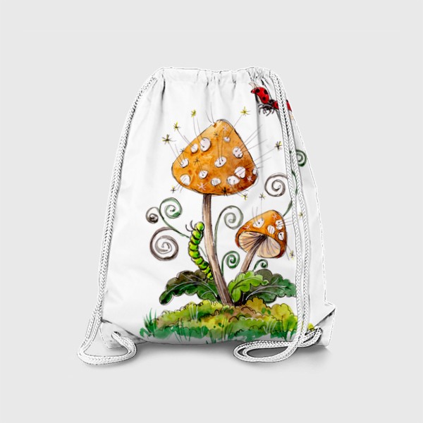 Рюкзак «Лесные фантазии Гриб - одуванчик»