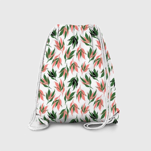 Рюкзак «Двухцветные листья. Веточки»