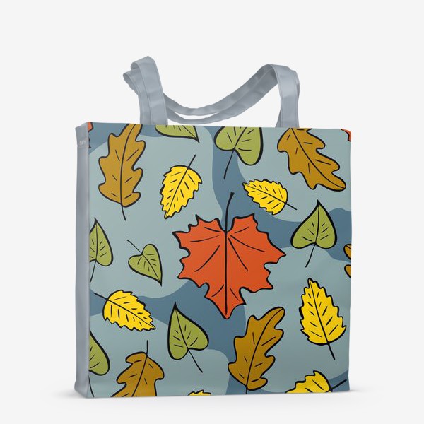Сумка-шоппер «Осенние листья в лужах»