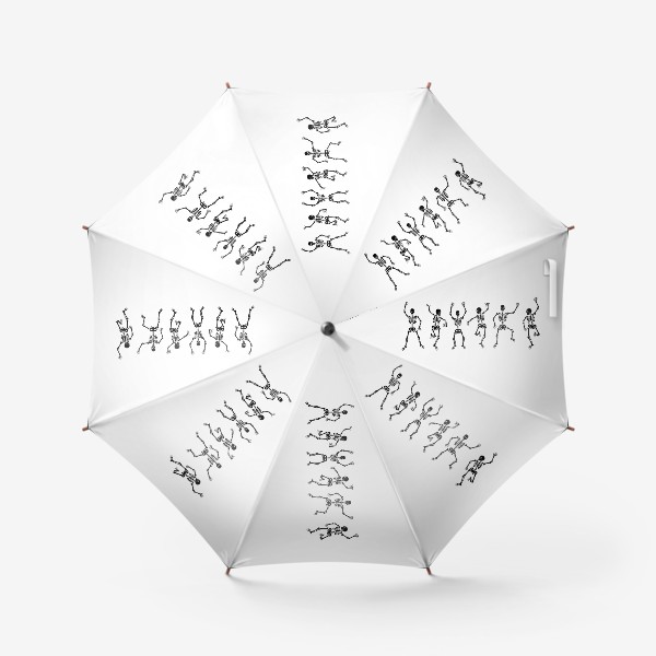 Зонт «Танцующие скелеты »