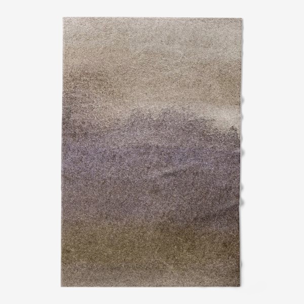 Полотенце «Фиолетово-коричневая осенняя акварель »