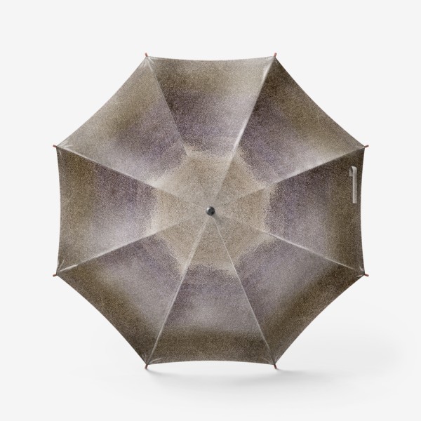 Зонт «Фиолетово-коричневая осенняя акварель »