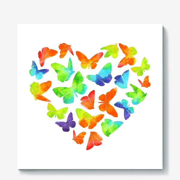 Холст «Butterfly Bright Heart»