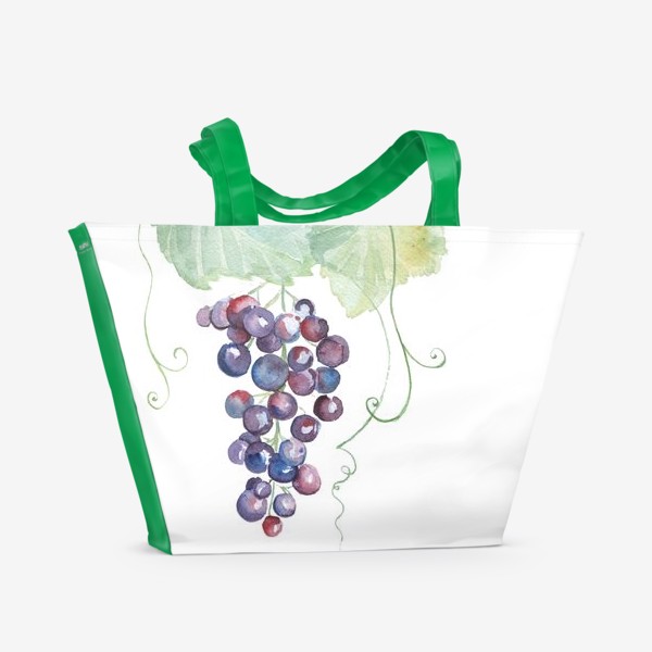 Пляжная сумка «Виноград»