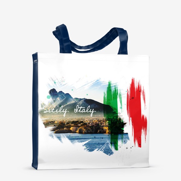 Сумка-шоппер «Страны и города. Италия. Сицилия.»