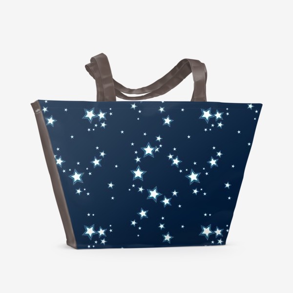 Пляжная сумка «Ночь и звезды. Звездное небо»
