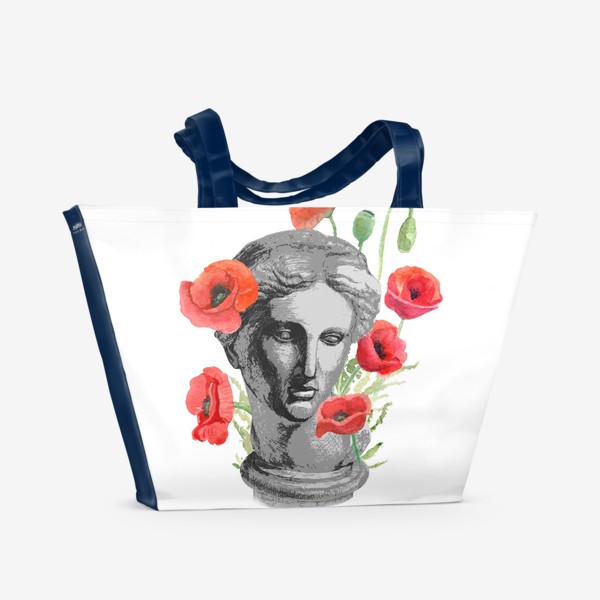 Пляжная сумка «Венера с маками»