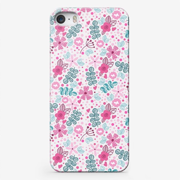 Чехол iPhone «Абстрактные цветы»