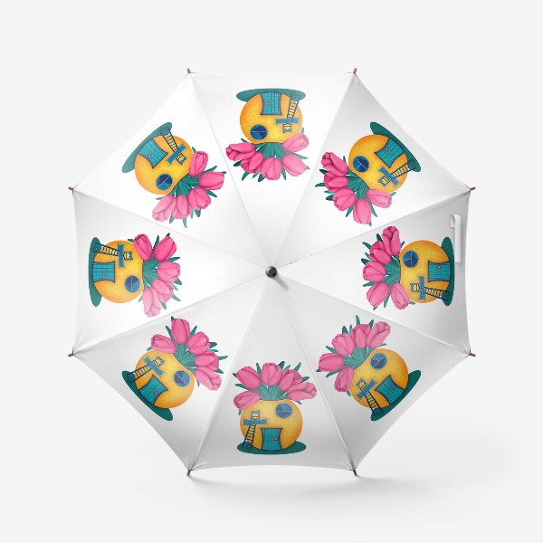 Зонт «Букет цветов. Тюльпаны»