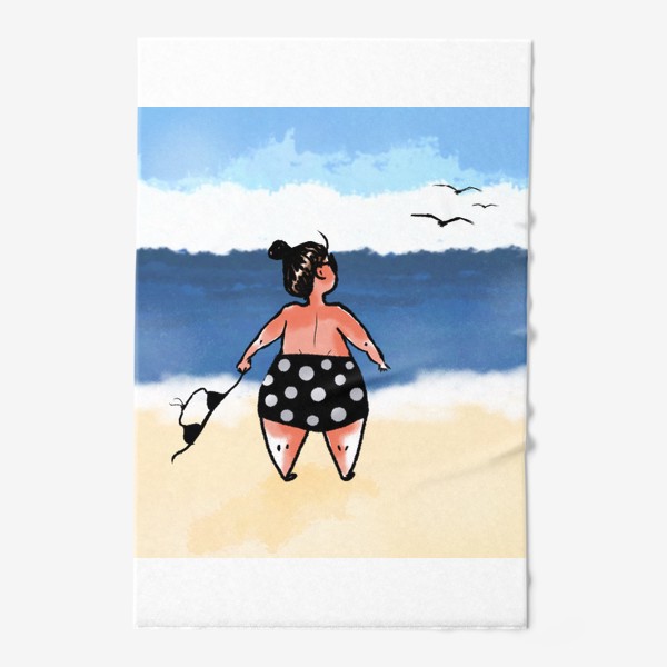 Полотенце &laquo;Лето море пляж бархатный сезон&raquo;