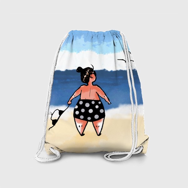 Рюкзак «Лето море пляж бархатный сезон»