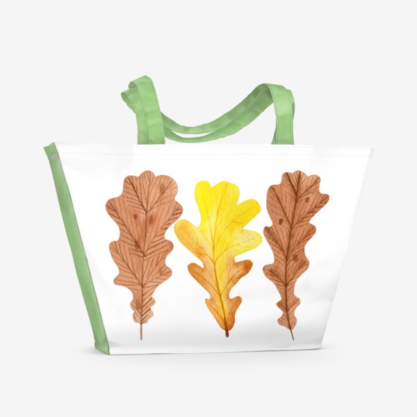Пляжная сумка &laquo;Осенние листья&raquo;