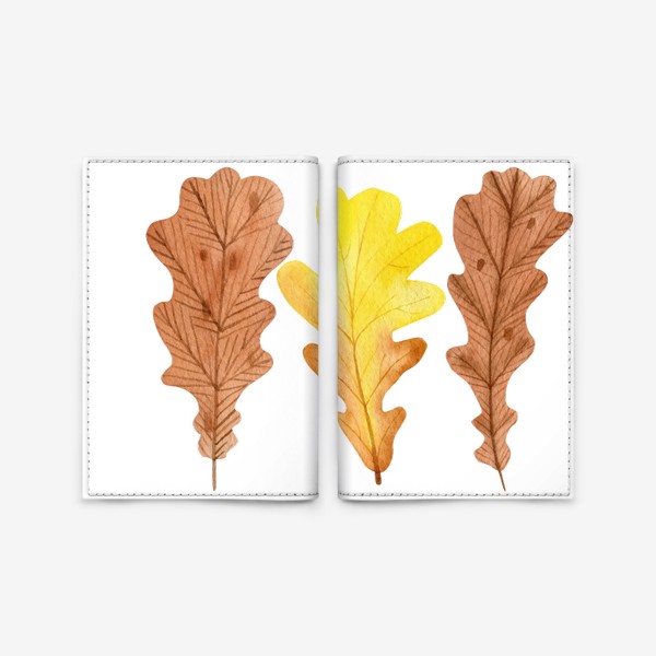 Обложка для паспорта «Осенние листья»