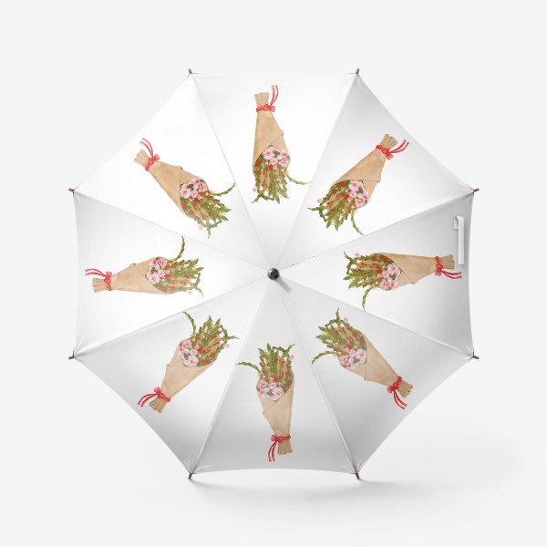 Зонт «Осенний букет гладиолусов»