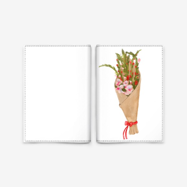 Обложка для паспорта «Осенний букет гладиолусов»