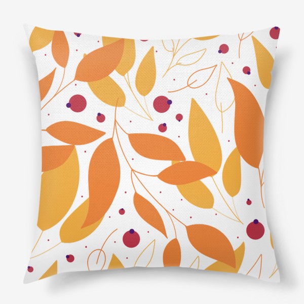 Подушка «Оранжевая осень»
