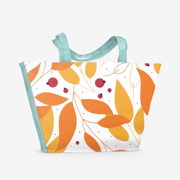 Пляжная сумка «Оранжевая осень»