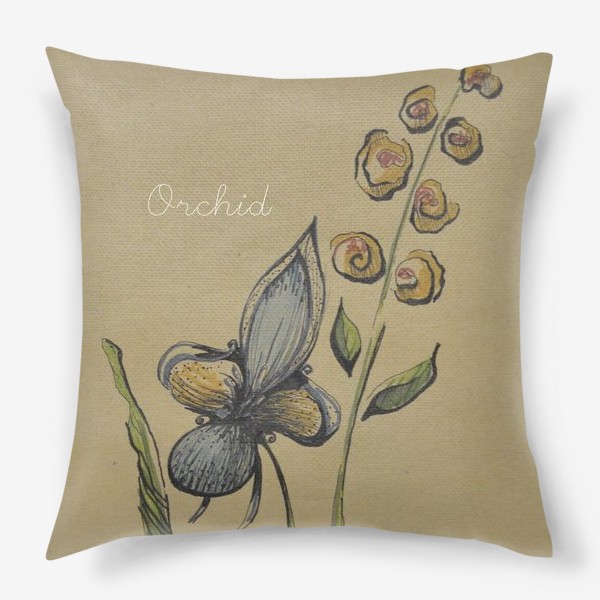 Подушка «орхидея»