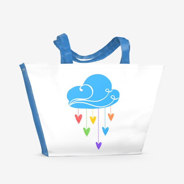 Пляжная сумка «Lovely rain »