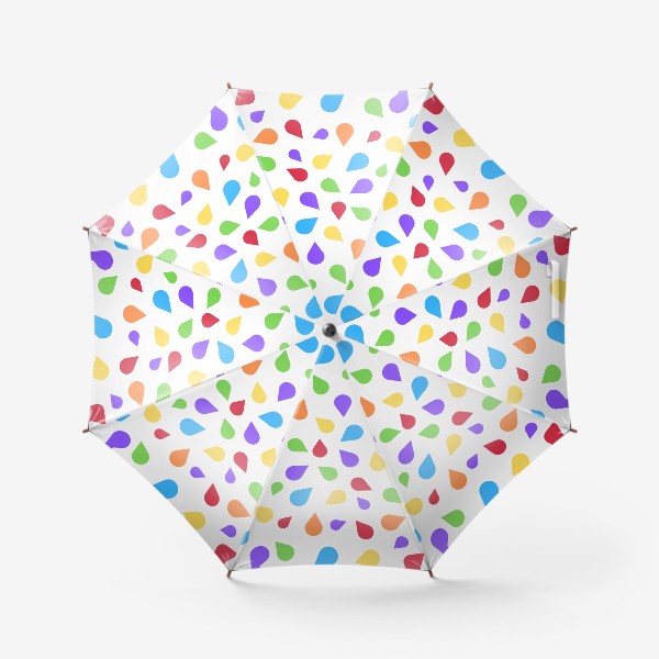 Зонт «Цветные капли»