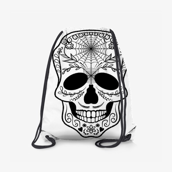 Рюкзак «Черно-белый череп»