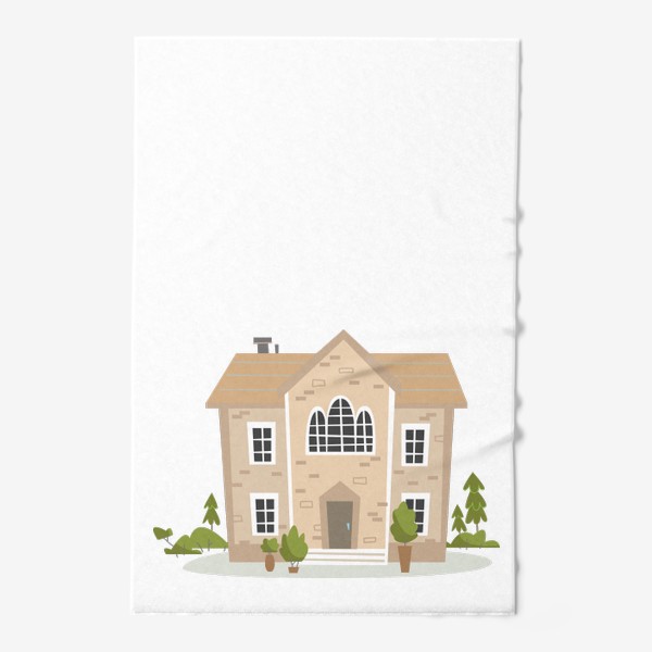 Полотенце «Милый минималистичный дом»