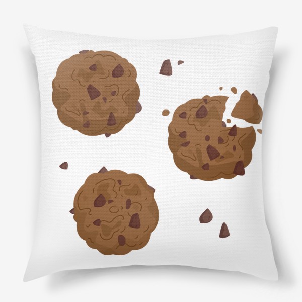 Подушка «Шоколадное печенье»