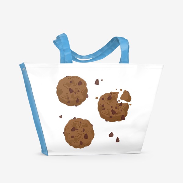 Пляжная сумка «Шоколадное печенье»