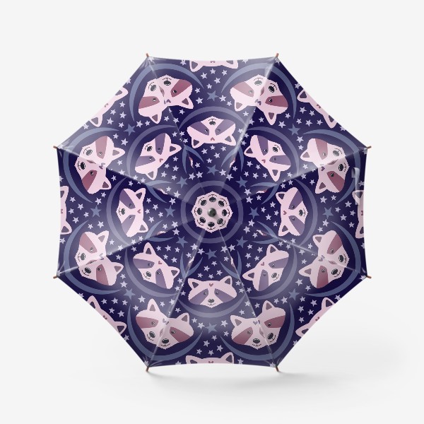 Зонт «Милые еноты»