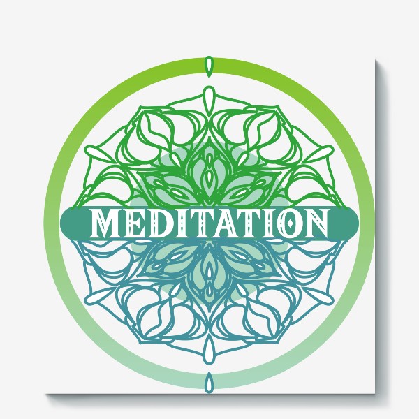 Холст «Мандала медитация»