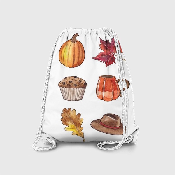 Рюкзак «Осень. Листья. Тыква»