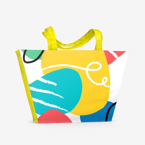 Пляжная сумка «Цветная абстракция»