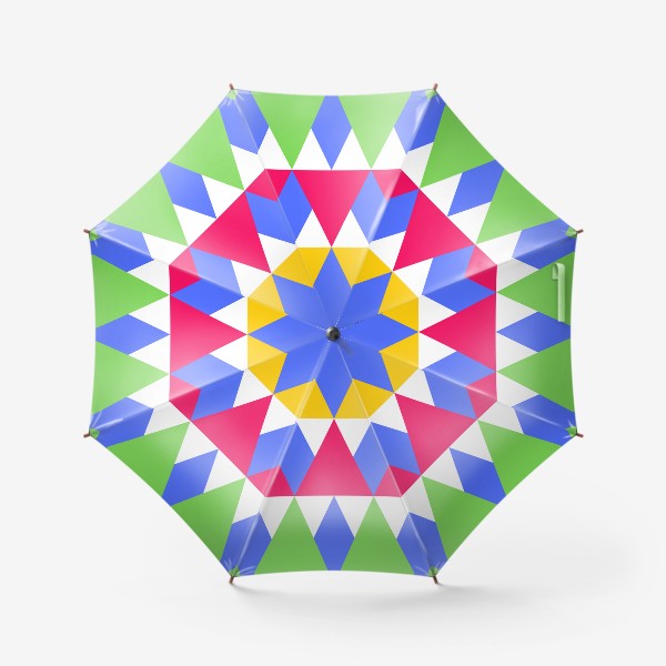 Зонт «Яркие треугольники»