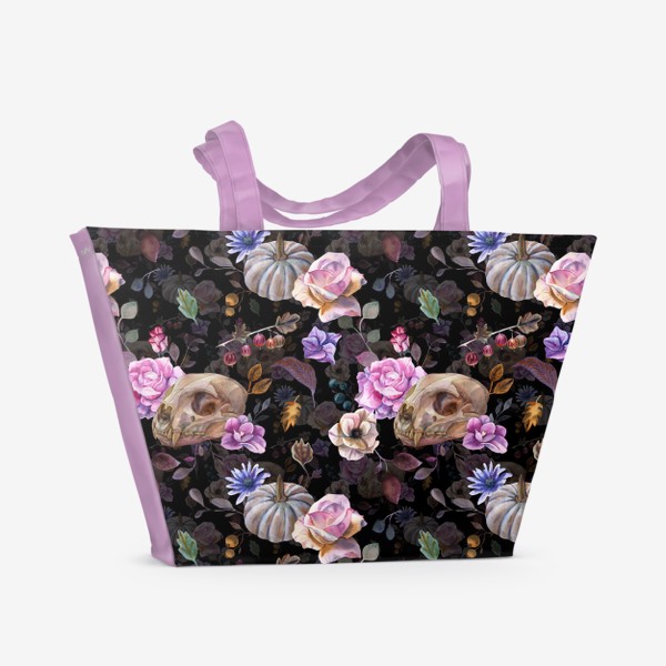 Пляжная сумка «Dusk flowers»