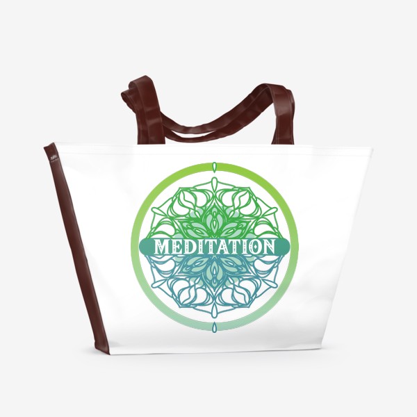 Пляжная сумка «Мандала медитация»