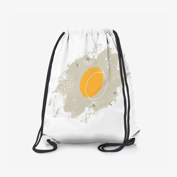Рюкзак «Лимон в стиле Мемфис»