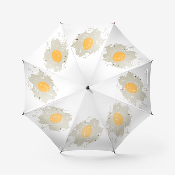 Зонт «Лимон в стиле Мемфис»