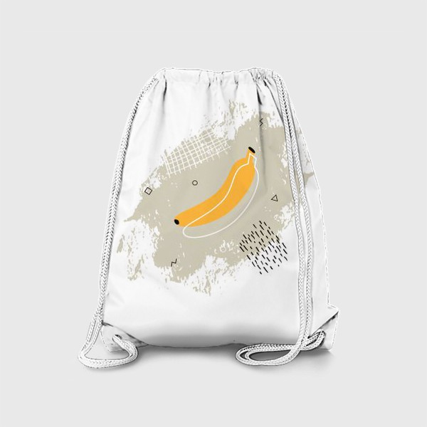 Рюкзак «Банан в стиле Мемфис»