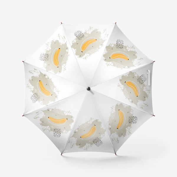 Зонт «Банан в стиле Мемфис»