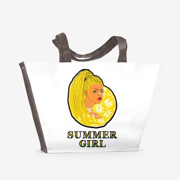 Пляжная сумка «Девочка-лето»