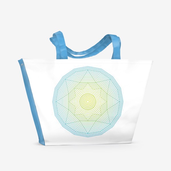 Пляжная сумка «Геометрический узор»