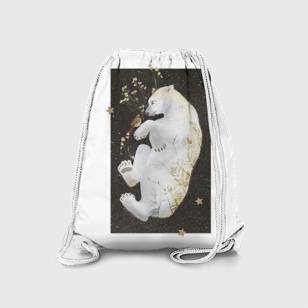 Рюкзак «Зимний белый медведь»