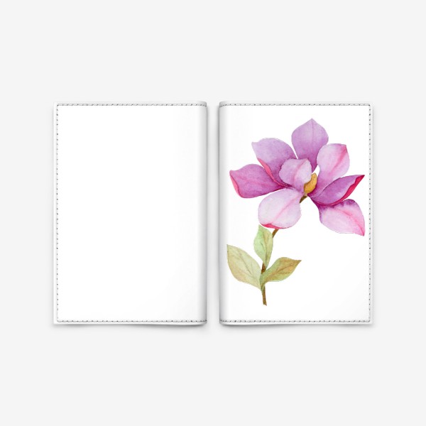 Обложка для паспорта «Цветок Магнолии»