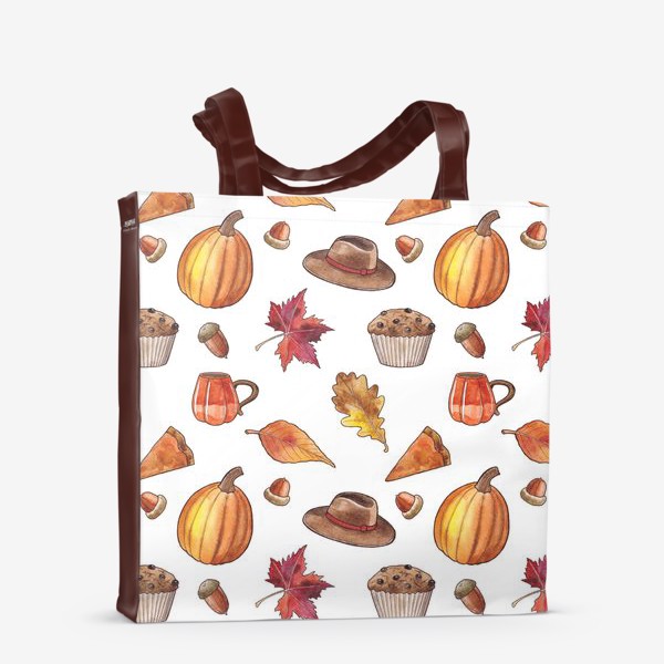Сумка-шоппер «Осень. Осенний паттерн»