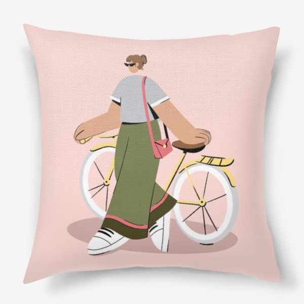 Подушка «Велопрогулка »