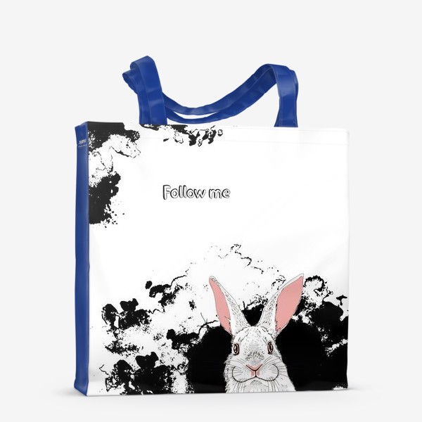 Сумка-шоппер «Следуй за белым кроликом»